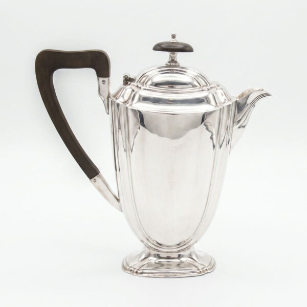 Hallmarked-Silver-Four-Piece-Tea-and-Coffee-Service-Sheffield-1949-3 Hallmarked Silver Four Piece Tea and Coffee Service Sheffield 1949