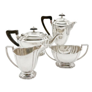 Hallmarked Silver Four Piece Tea and Coffee Service Sheffield 1949