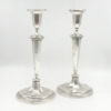 Hallmarked Silver Pair Candlesticks Sheffield 1922 George V