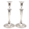 Hallmarked Silver Pair Candlesticks Sheffield 1922 George V