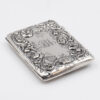 Hallmarked Silver Repouse Calling Card Case Birmingham 1905