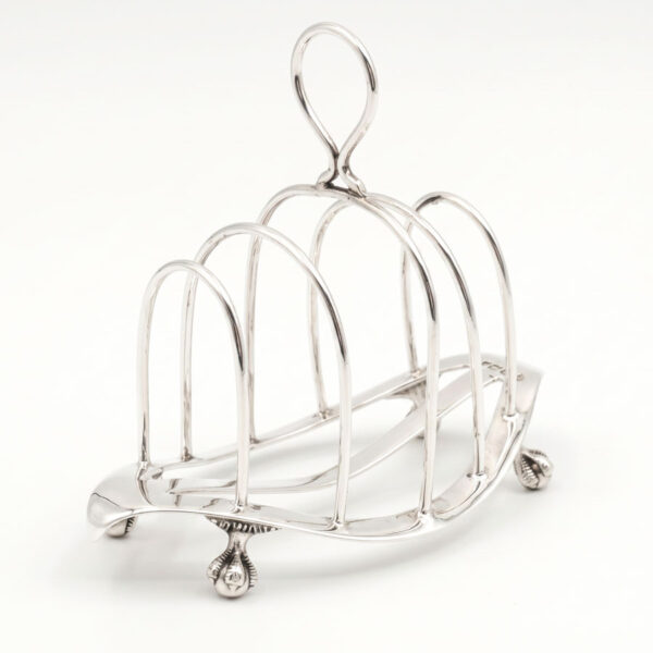 Hallmarked Silver Toast Rack Sheffield 1909