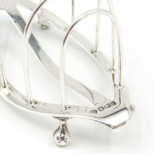 Hallmarked Silver Toast Rack Sheffield 1909