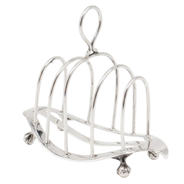 Hallmarked Silver Toast Rack Sheffield 1909