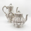 Hallmarked Victorian Silver Four Piece Tea Set