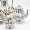 Hallmarked Victorian Silver Four Piece Tea Set