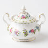 Royal Albert Flowers of The Month Tea Lidded Sugar