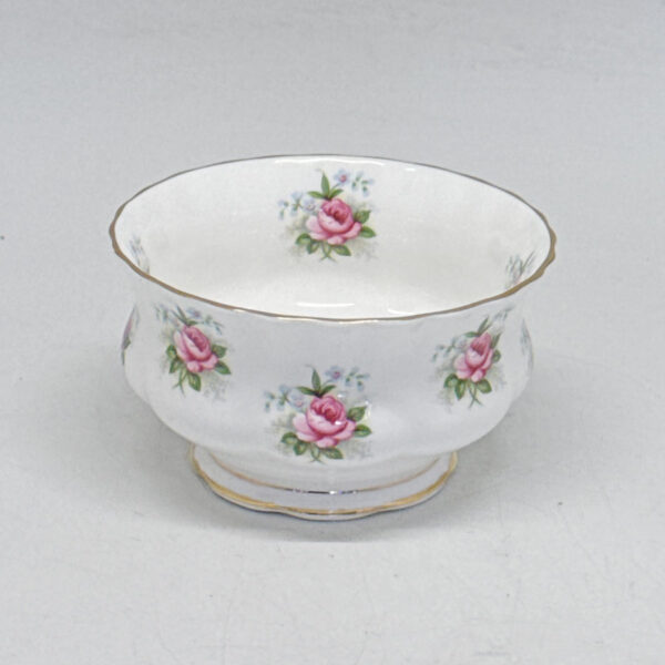 Royal Albert Forget Me Not Rose Coffee Sugar Bowl