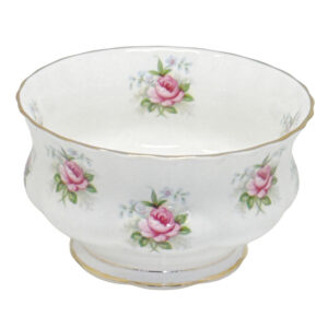 Royal Albert Forget Me Not Rose Coffee Sugar Bowl
