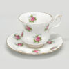 Royal Albert Forget Me Not Rose Demitasse Duo