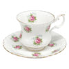 Royal Albert Forget Me Not Rose Demitasse Duo
