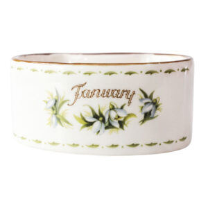 Royal-Albert-January-Flower-Of-The-Month-Serviette-Ring Royal Albert January Flower Of The Month Serviette Ring