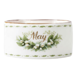 Royal-Albert-May-Flower-Of-The-Month-Serviette-Ring Royal Albert May Flower Of The Month Serviette Ring