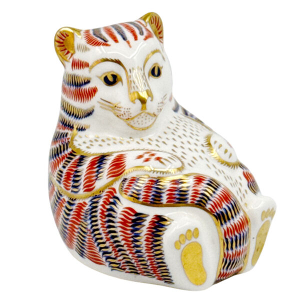 Royal Crown Derby Tiger Cub Paperweight 1993