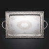 Victorian Hallmarked Silver Tea Tray Sheffield 1893 AH Thompson