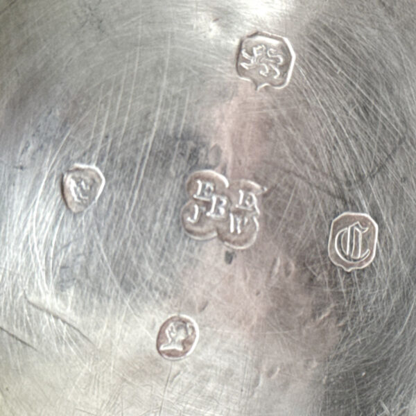 Victorian Hallmarked Silver Tea Tray Sheffield 1893 AH Thompson