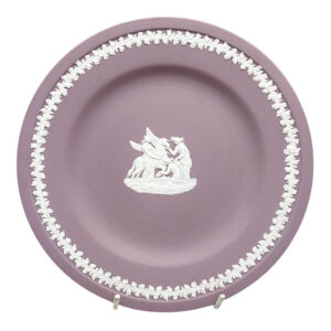 Wedgwood-Lilac-Jasperware-Plate-Watering-Of-Bellerophon Wedgwood Lilac Jasperware Plate Watering Of Bellerophon