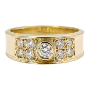 18ct Gold Old Cut Diamond Ring