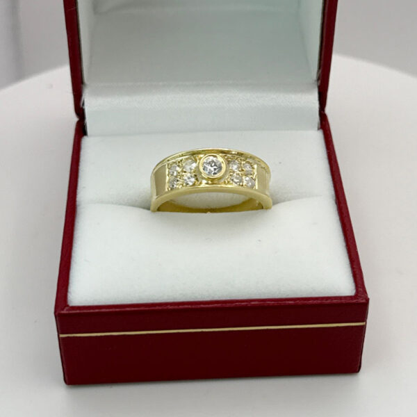 18ct Gold Old Cut Diamond Ring
