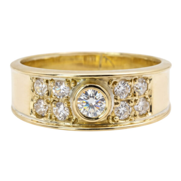 18ct Gold Old Cut Diamond Ring