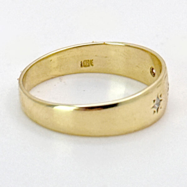 18ct-Gold-Star-Burst-Diamond-Ring-1 18ct Gold Star Burst Diamond Ring