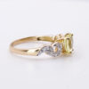 9ct Gold Lemon Quartz Heart Ring