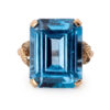 9ct Gold Blue Topaz Cocktail Ring