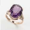 9ct-Gold-Victorian-Amethyst-Ring-1 9ct Gold Victorian Amethyst Ring