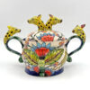 Ardmore-Hand-Painted-Leopard-Lidded-Bowl-CN-2002-1 Ardmore Hand Painted Leopard Lidded Bowl CN 2002
