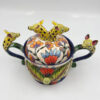 Ardmore-Hand-Painted-Leopard-Lidded-Bowl-CN-2002-3 Ardmore Hand Painted Leopard Lidded Bowl CN 2002