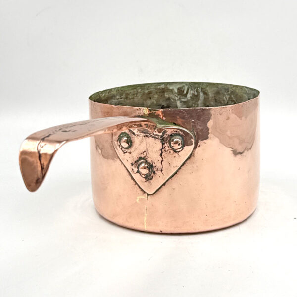 Copper Pot With Applied Copper Handle