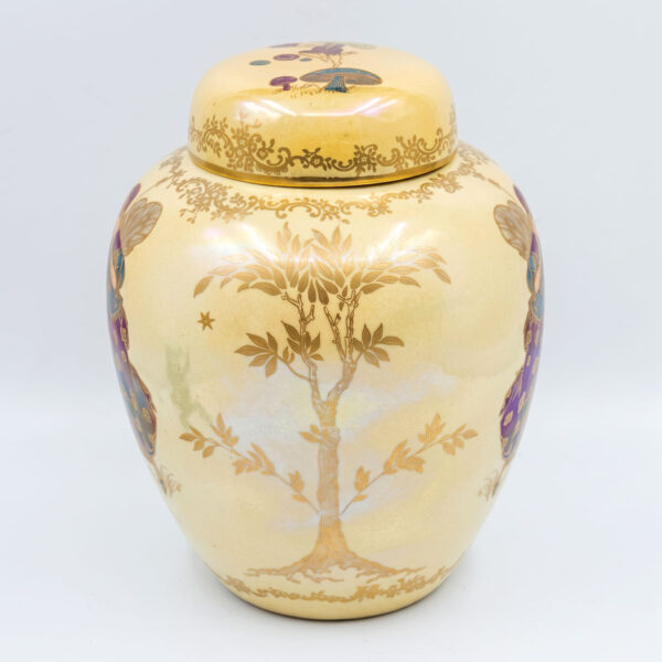 Crown-Devon-Fieldings-Art-Deco-Fairies-Ginger-Jar-C1930-4 Crown Devon Fieldings Art Deco Fairies Ginger Jar C1930