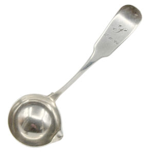 Georgian Irish Silver Rat Tail Whisky Toddy Ladle Dublin 1833