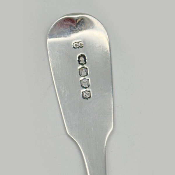 Georgian-Irish-Silver-Rat-Tail-Whisky-Toddy-Ladle-Dublin-1833-5 Georgian Irish Silver Rat Tail Whisky Toddy Ladle Dublin 1833