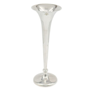 Hallmarked Silver Trumpet 28cm Vase Sheffield 1937