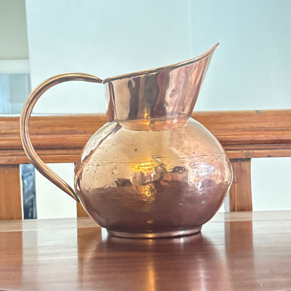 Large Copper Decorative Jug 34cm