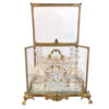 Napolean-III-Ormolu-And-Glass-Cave-A-Liqueur-Table-Tantalus-19th Napolean III Ormolu And Glass Cave A Liqueur Table Tantalus 19th