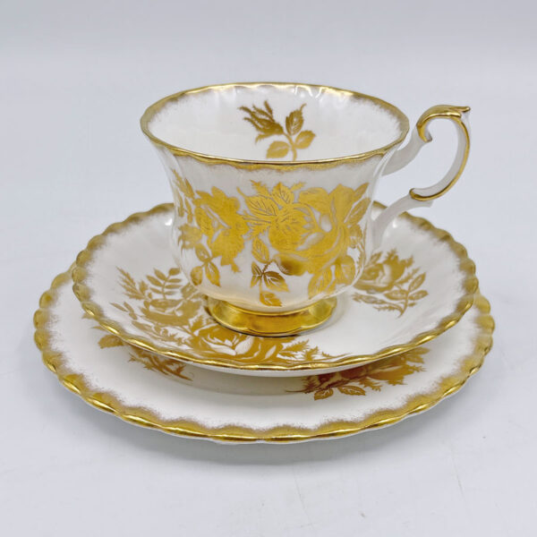 Royal-Albert-Golden-Rose-Montrose-Shape-Tea-Trio-2 Royal Albert Golden Rose Montrose Shape Tea Trio