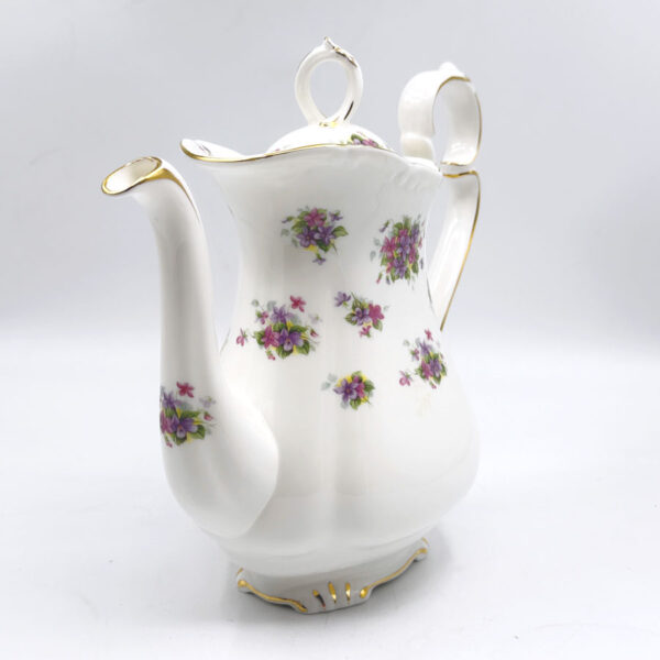 Royal Albert Violetta Victoria Shape Coffee Pot