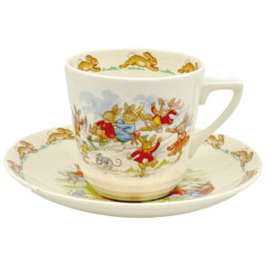 Royal Doulton Bunnykins Duo Sleigh Ride Casino Shape