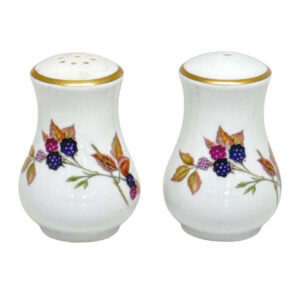 Royal Worcester Evesham Salt & Pepper Cellars
