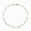 9ct Gold Dog-Clip Clasps Single-Strand Cultured Pearl Necklace