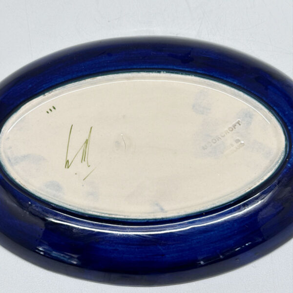 Moorcroft-Anemone-Oval-Shape-Dish-20th-3 Moorcroft Anemone Oval Shape Dish 20th