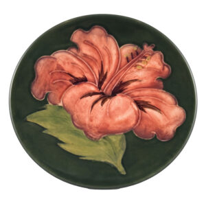 Moorcroft Coral Hibiscus Vase C1970 Pin Tray