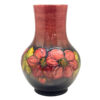Moorcroft-Flambe-Clematis-Pattern-Bulbous-Vase Moorcroft Flambe Clematis Pattern Bulbous Vase C1950