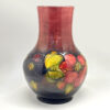 Moorcroft-Flambe-Clematis-Pattern-Bulbous-Vase-2 Moorcroft Flambe Clematis Pattern Bulbous Vase C1950