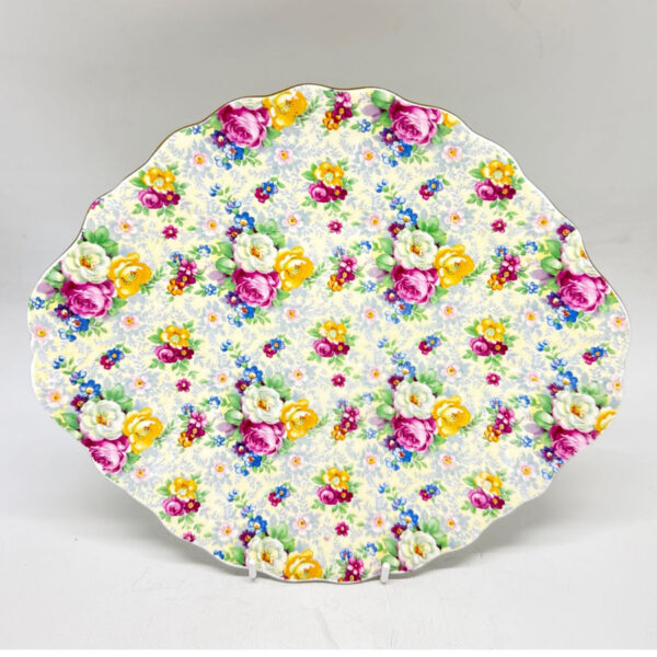 Royal-Albert-Chintz-Floral-Large-Cake-Plate-1 Royal Albert Chintz Floral Large Cake Plate