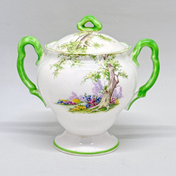 Royal Albert Greenwood Tree Sucrier Lidded Sugar Bowl