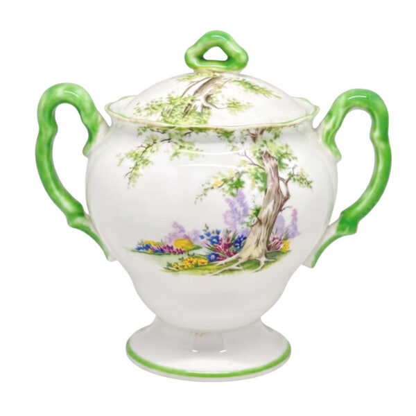 Royal Albert Greenwood Tree Sucrier Lidded Sugar Bowl