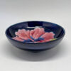 Walter-Moorcroft-Hibiscus-Bowl-On-Blue-Ground-1 Walter Moorcroft Hibiscus Bowl On Blue Ground